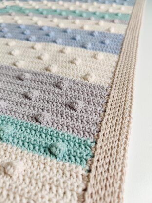 Bobbles and Stripes Blanket