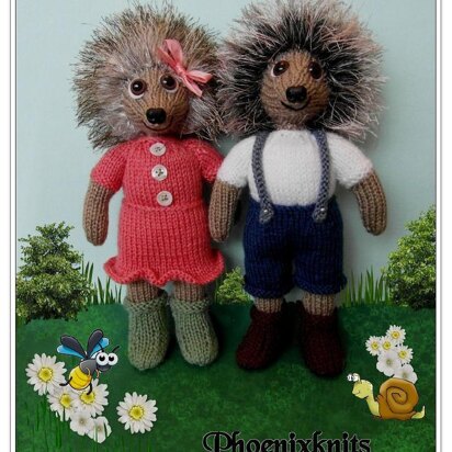 Toby & Tilly Tiggywinkle  Twins - knitting pattern