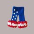 Baby Ruffled Patriotic Outfit 3 Month Crochet Pattern