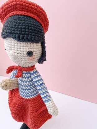 DIEGA IN FRENCH OUTFIT-CROCHET AMIGURUMI PATTERN