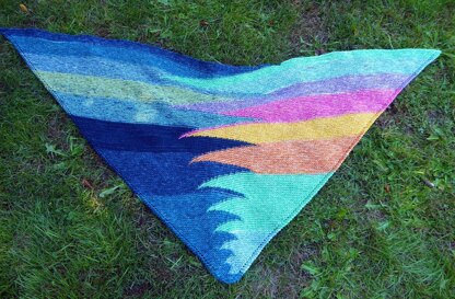 Extended Waves Shawl