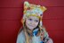 Kitty Kids Hat in Knit Collage Gypsy Garden