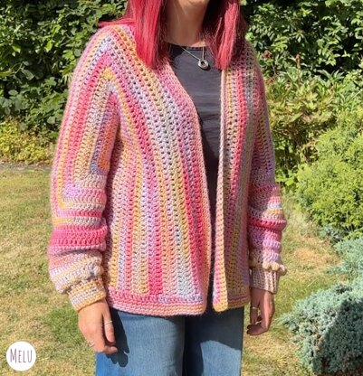 Solid Flexi Hexi Longline Cardi