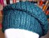 Purl Twist Knot Slouchy Hat