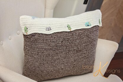 Camper Pillow Cover Crochet