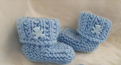 Gwyn Baby Cardigan, Hat & Booties knitting pattern in 2 sizes 0-3mth ...