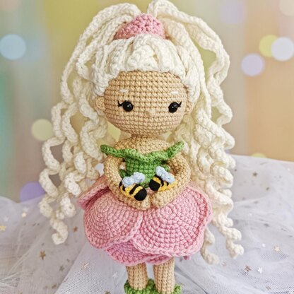 Peonia the Peony Doll