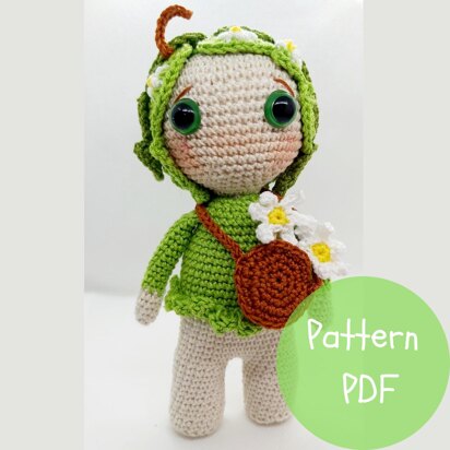 Amigurumi Pattern doll Earth Girl