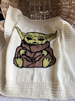 Baby Yoda Baby Blanket