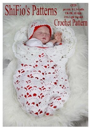 Flora Rosa Cocoon Crochet Pattern 339