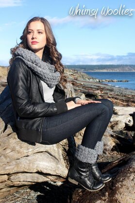 Winter's Dream Infinity Scarf & Boot Cuffs