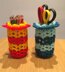 Flower top jar cover I by HueLaVive
