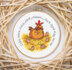 Bothy Threads Lay A Little Egg Cross Stitch Kit - 17.5cm circle