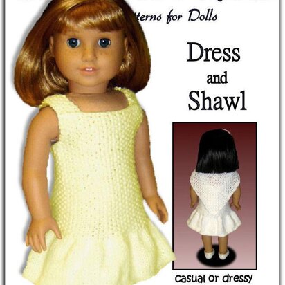 Knitting Pattern for Doll Clothes, fits American Girl Doll and 18 in. dolls. 033