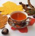 Autumn leaf table mat and coaster