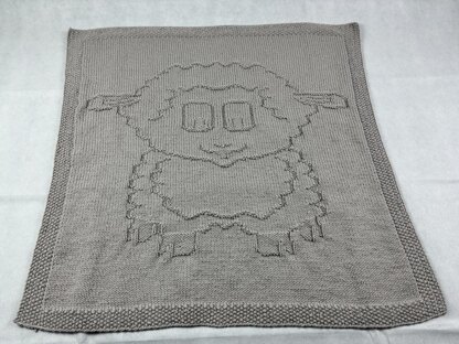 Baby Blanket „Wooly the Sheep" Knitting