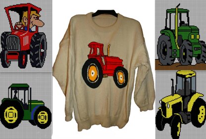 5 x Plus Size Tractor Jumper