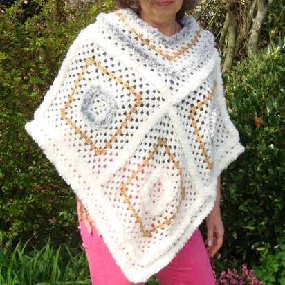 Spring Orchid Poncho