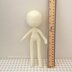 9" Slender Doll Base, Girl Body Figure