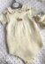 Premature to Newborn Romper with Bunny Slippers