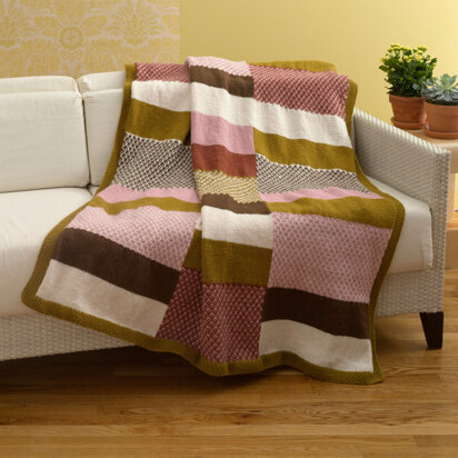 Colleen's Delight Afghan in Lion Brand Wool-Ease - 90500AD