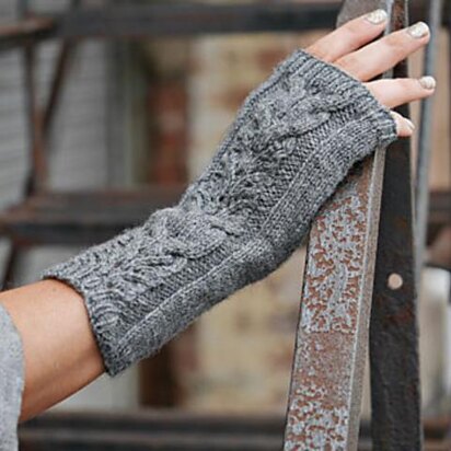 Wheaten Fingerless Mitts - knitting pattern