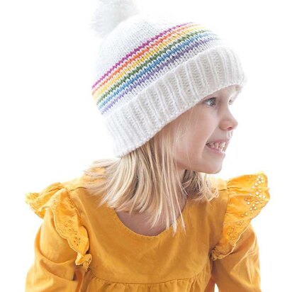 Classic Mini Rainbow Stripe Hat