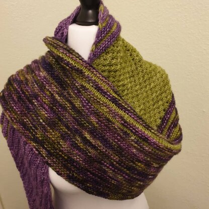 Liliac tree shawl