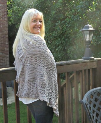 Simply Iris Shawl