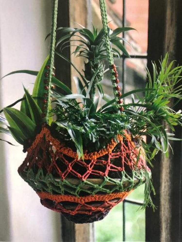 Crochet Large Plant Hanger Crochet pattern by D D Wilder | LoveCrafts