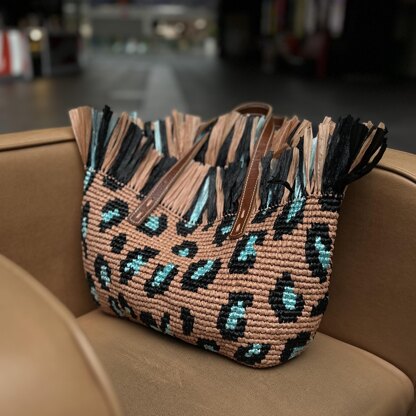 Leopard tote