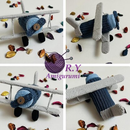 Amigurumi recycle airplanes