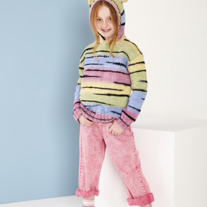 Sweater and Hoodie in King Cole Safari Chunky - 5932pdf - Downloadable PDF