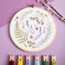 Hawthorn Handmade Wildwood Contemporary Printed Embroidery Kit - 16cm