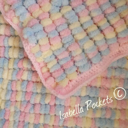 Bobble Yarn, Pom-Pom Yarn Baby Blanket