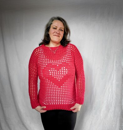 Valerie Heart Sweater