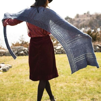 Tala Shawl in Berroco Ginkgo - 376-1 - Downloadable PDF