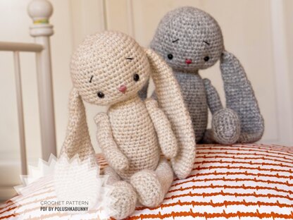 Crochet Pattern Little Bunny toy, amigurumi