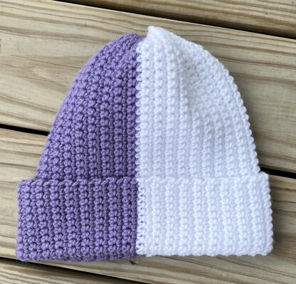 Split Colour Beanie