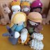 Nativity Scene Mary Joseph Jesus Donkey Sheep Melchior Balthasar Gaspar Camel Krippe Manger amigurumi three Magi