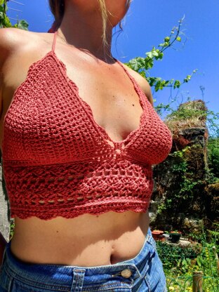 Summer Bralette Crochet PDF Pattern ONLY Read ALL Item Description
