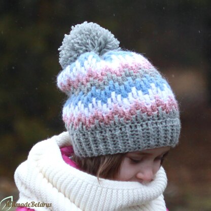 The Breeze chevron beanie