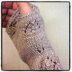 Leafy Fingerless Mitt