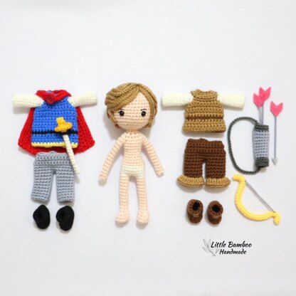 Prince And Hunter Dress Up Doll