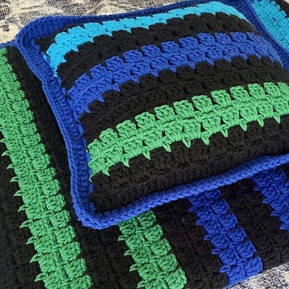 Block Deco Pillow and Throw