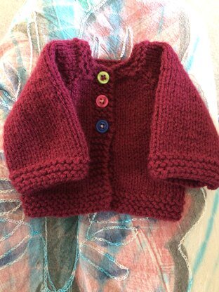 Second Poppy cardigan for twins teddies