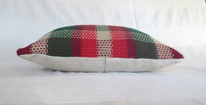 Santa's Workshop Tartan Pillow