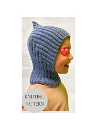 KNITTING PATTERN BABY BALACLAVA MERINO EXTRA FINE