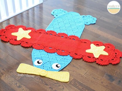 Peter The Airplane Rug