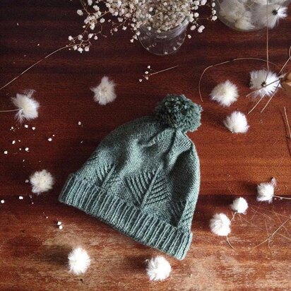 Treehouse hat - knitting pattern